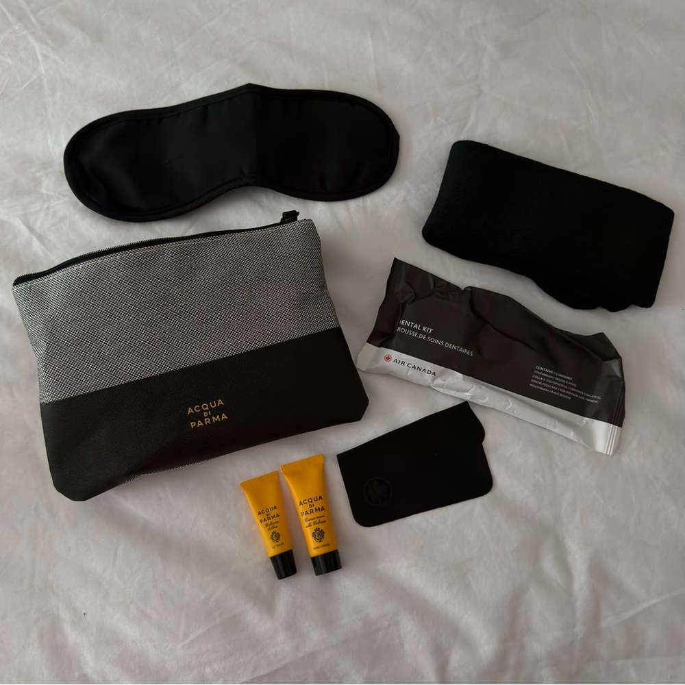 Acqua Di Parma Black and Gray Toiletry Bag